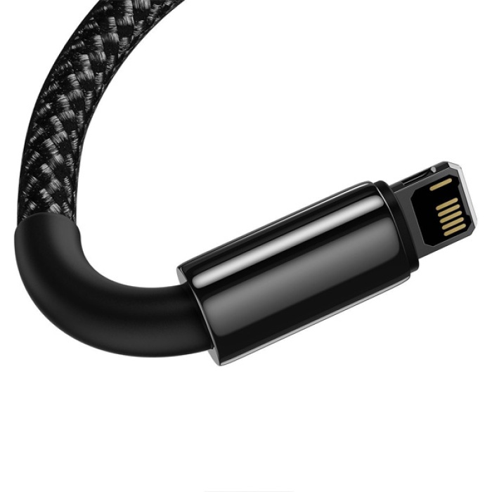 Baseus Tungsten Gold USB to iPhone Lightning 2.4A Hızlı Data Şarj Kablosu 2m