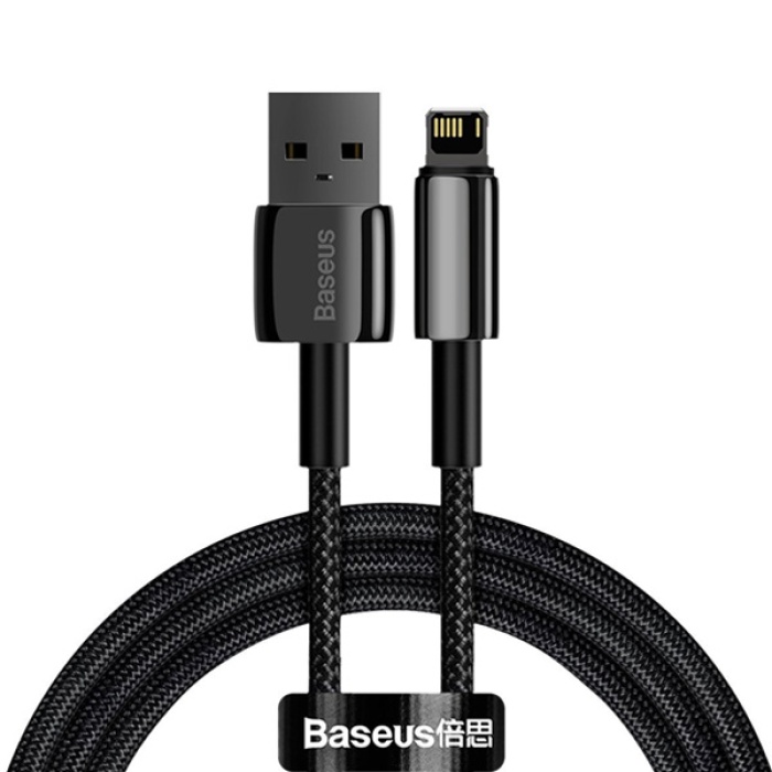 Baseus Tungsten Gold USB to iPhone Lightning 2.4A Hızlı Data Şarj Kablosu 1m