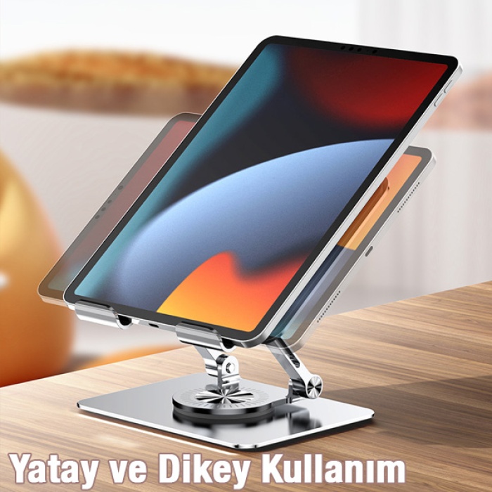 Universal J18 360 Dönebilen Ayarlanabilir Tablet Standı