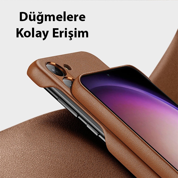 Dux Ducis SM Galaxy S23 Grit Series PU Premium Kılıf