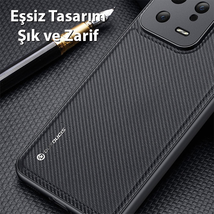 Dux Ducis Xiaomi 13 Fino Serisi Premium Dokuma Silikon Kılıf