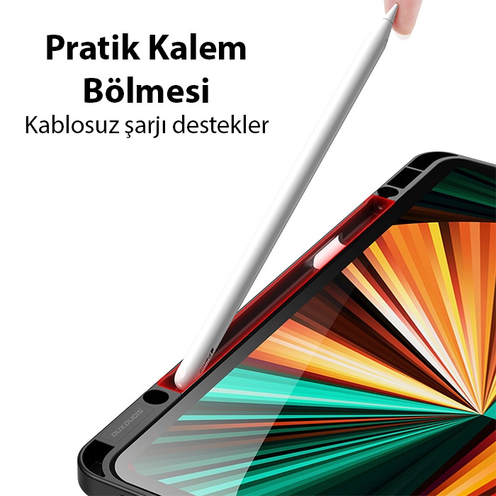 Dux Ducis iPad Pro 11 2022-2021-2020-2018 Magi Series Kapaklı Kılıf