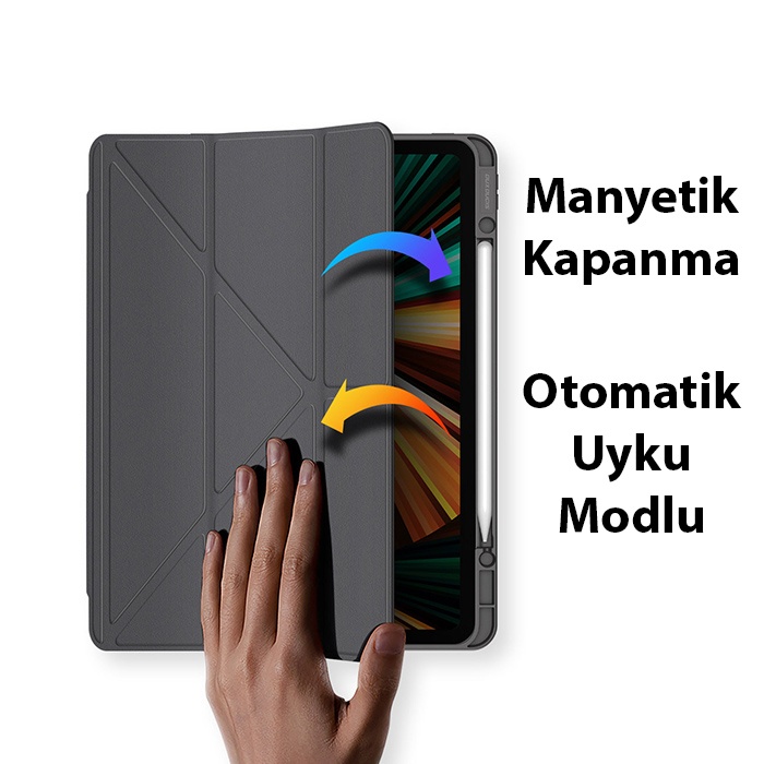 Dux Ducis iPad Pro 11 2022-2021-2020-2018 Magi Series Kapaklı Kılıf