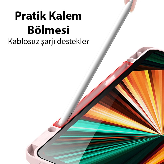 Dux Ducis iPad Pro 12.9 2022-2021-2020-2018 Magi Series Kapaklı Kılıf