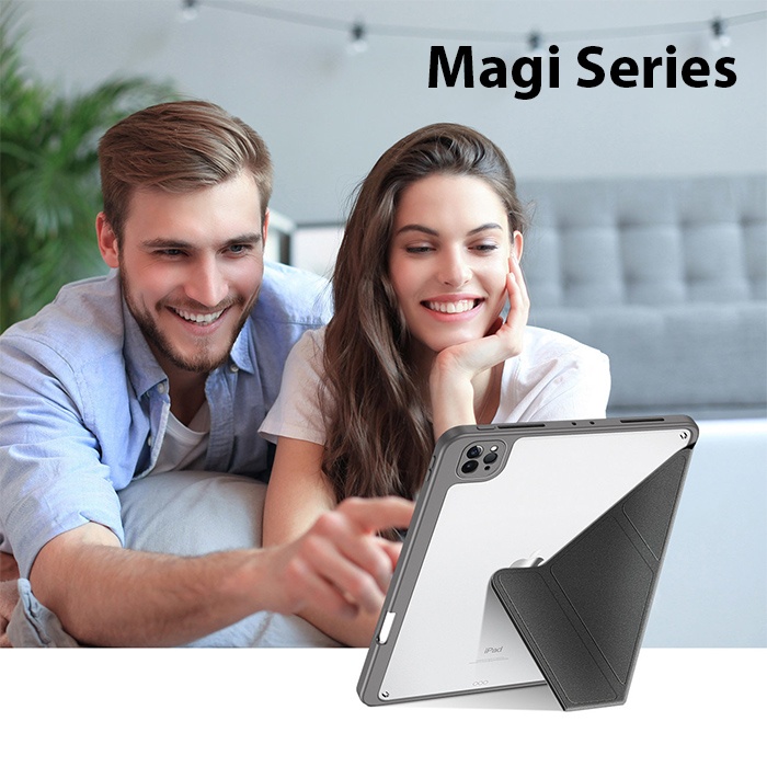 Dux Ducis iPad Pro 12.9 2022-2021-2020-2018 Magi Series Kapaklı Kılıf