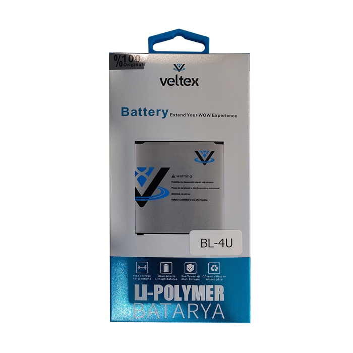 Nokia BL-4U Uyumlu Veltex 1200 MAh Batarya