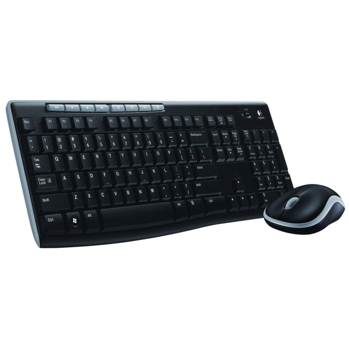 LOGITECH MK270 TÜRKÇE KABLOSUZ MULTİMEDYA SİYAH Q KLAVYE MOUSE SET