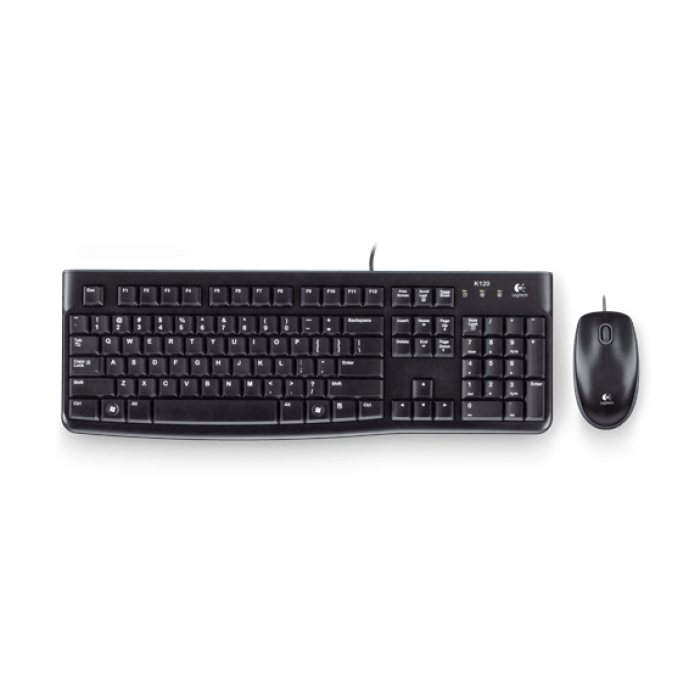 LOGITECH MK120 TÜRKÇE KABLOLU USB STANDART SİYAH Q KLAVYE MOUSE SET