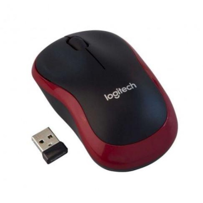 LOGITECH M185 KABLOSUZ KIRMIZI MOUSE 910-002237