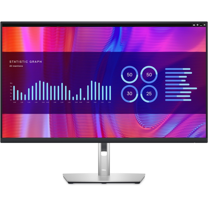 31.5 DELL P3223DE QHD 8MS 60HZ HDMI+DP+USB-C HUB IPS LED MONITOR