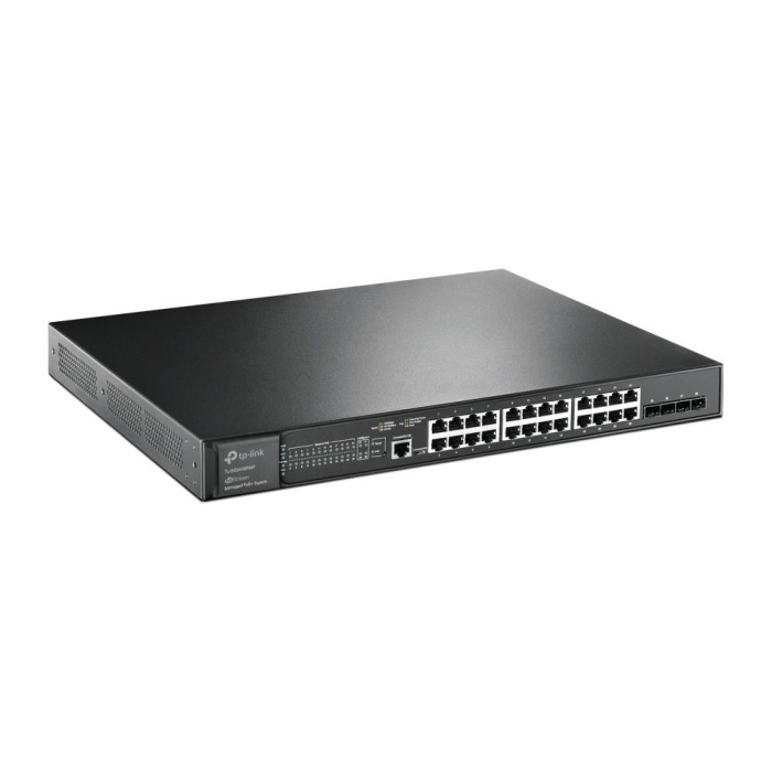 TP-LINK OMADA TL-SG3428XMP 24 PORT POE+ GIGABIT 4X10GE SFP+ L2+ 384W YÖNETİLEBİLİR RACKMOUNT SWITCH