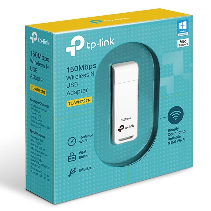 TP-LINK TL-WN727N 150MBPS USB WIFI ADAPTOR