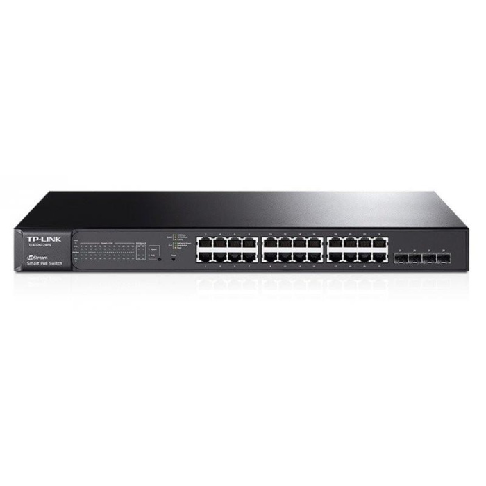 TP-LINK OMADA TL-SG2428P 24 PORT POE+ 4XGIGABIT SFP 250W YÖNETİLEBİLİR RACKMOUNT SWITCH