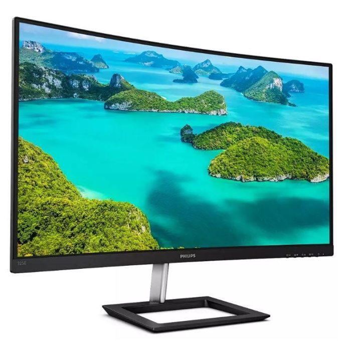 31.5 PHILIPS 325E1C/00 4MS 75MHZ 1XVGA 1XHDMI 1XDP 2K WQHD 2560X1440 CURVED SİYAH MONİTÖR