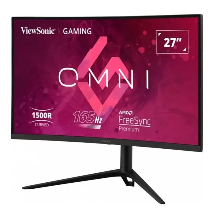 27 VIEWSONIC VX2718-PC-MHDJ 1MS 165MHZ 2XHDMI 1XDP FHD CURVED VESA SİYAH GAMING MONİTÖR