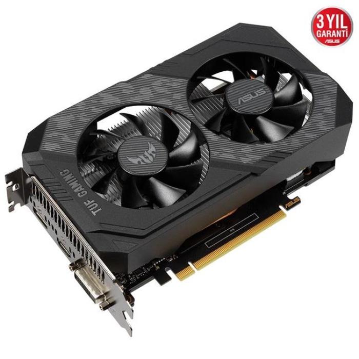 ASUS GEFORCE TUF-GTX1650-O4GD6-GAMING 4GB GDDR6 128BIT 1XHDMI 1XDP 1XDVI EKRAN KARTI