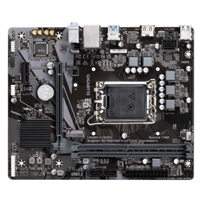 GIGABYTE H610M-K DDR4 3200MHZ 1XHDMI 1XM.2 USB 3.2 1700P mATX