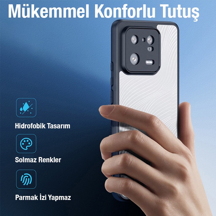 Dux Ducis Xiaomi 13 Pro Aimo Series Premium Buzlu Sert PC-TPU Kılıf