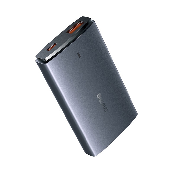 Baseus GaN5 Pro Ultra İnce 65W Macbook Hızlı Şarj Adaptörü + 100W Type-C Şarj Kablosu