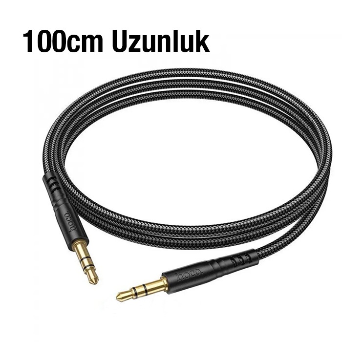 HOCO UPA24 AUX to AUX 3.5mm Ses Aktarım Kablosu 1mt