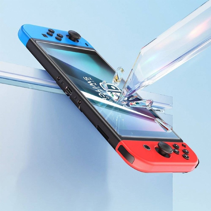 Baseus Crystal Series Nintendo Switch 2019 için Cam Ekran Koruyucu 2 Adet