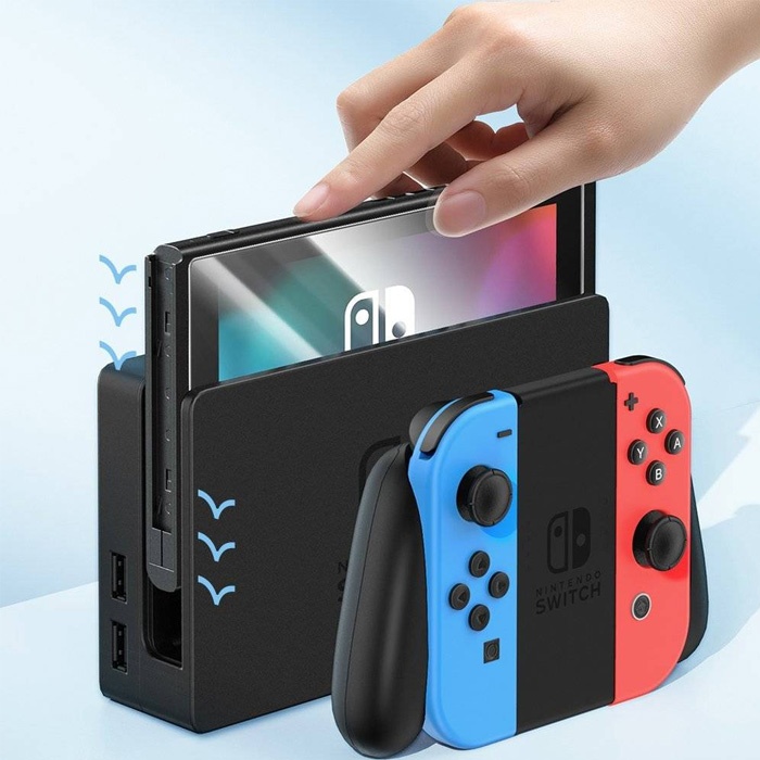 Baseus Crystal Series Nintendo Switch OLED 2021 için Cam Ekran Koruyucu