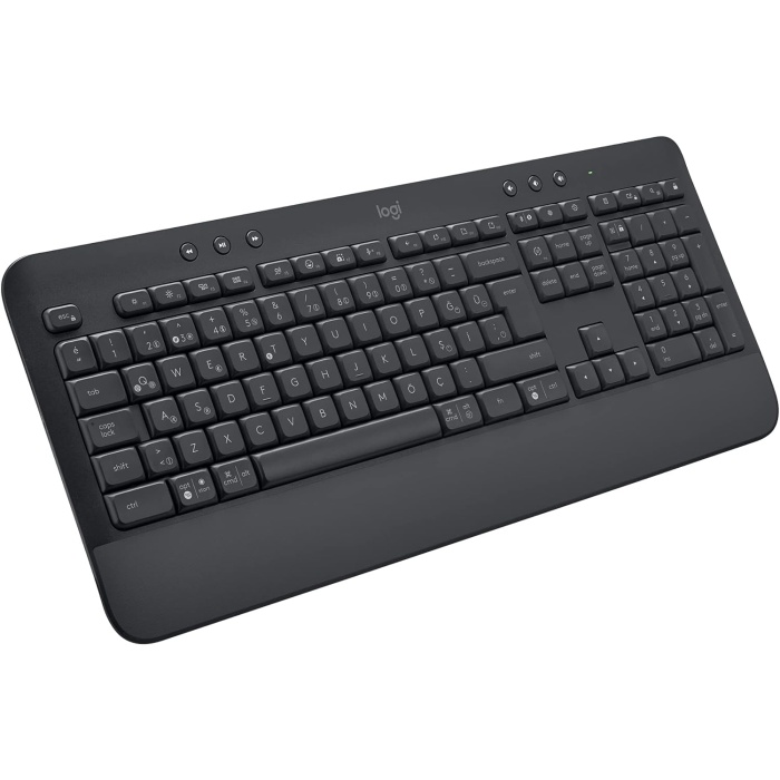 LOGITECH K650 Q MULTİMEDYA KABLOSUZ KLAVYE SİYAH 920-010919