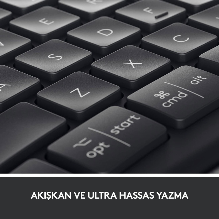 LOGİTECH K860 ERGONOMİK BİLEK DESTEKLİ TAM BOYUTLU KABLOSUZ TÜRKÇE KLAVYE - SİYAH