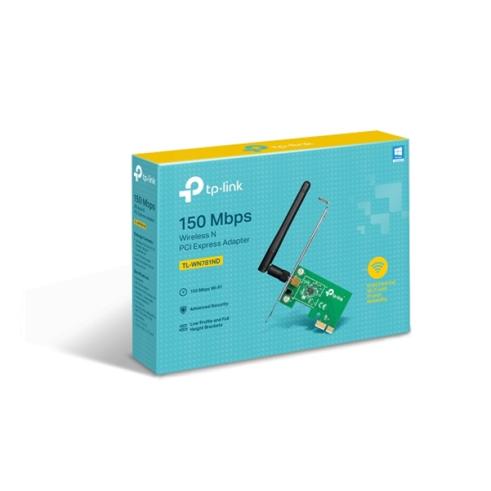 TP-LINK TL-WN781ND 150MBPS WIFI PCI EXP. ADAPTOR