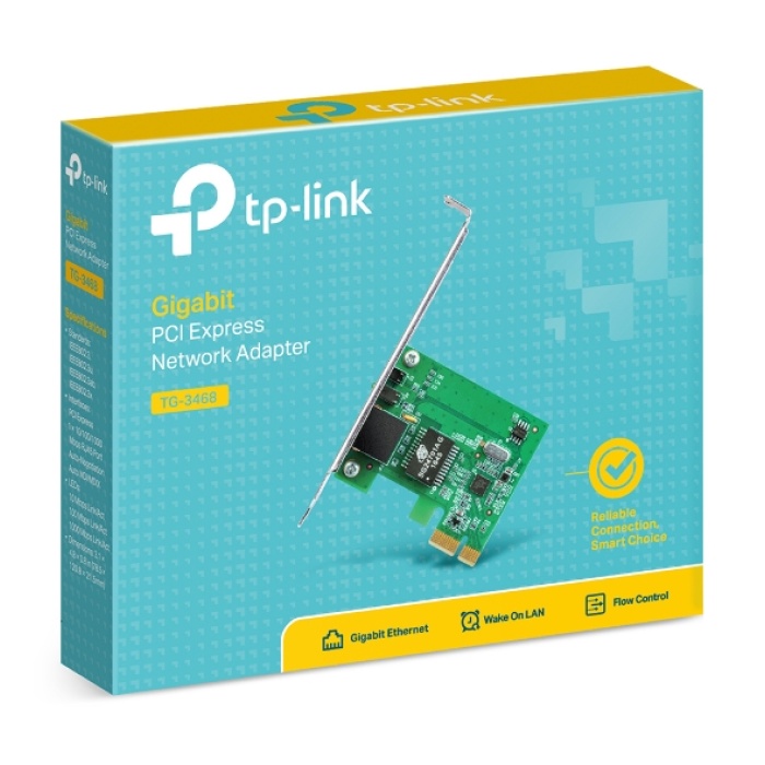 TP-LINK TG-3468 10/100/1000 PCI-EX ETHERNET KARTI