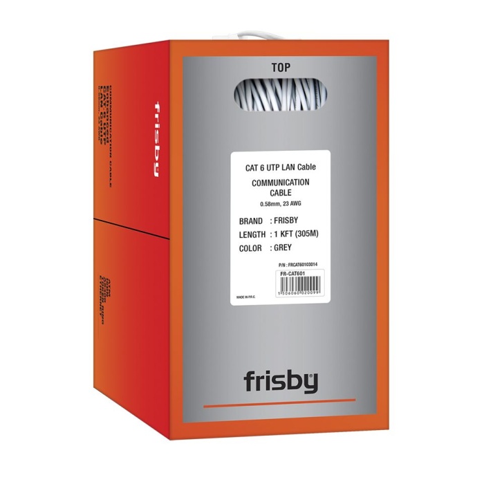 FRISBY FR-CAT601 305MT CAT6 23AWG UTP KABLO