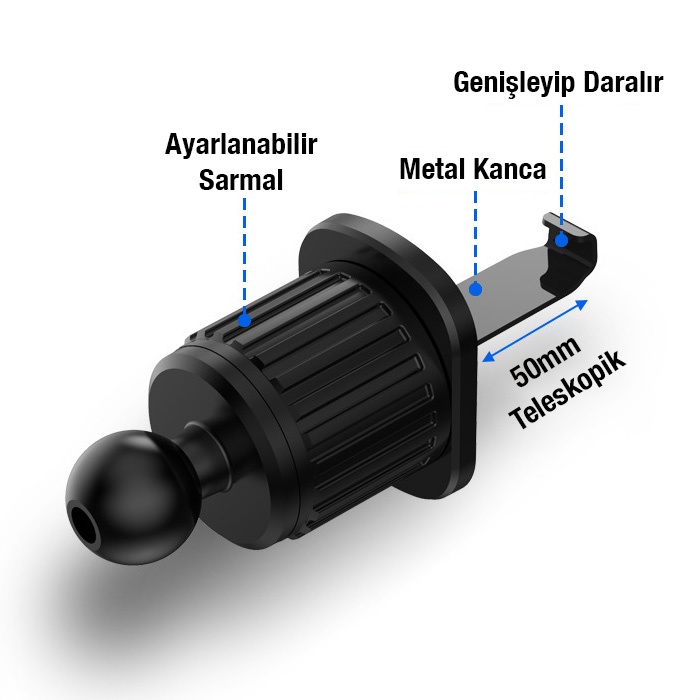 Z1S Araç İçi Havalandırma Telefon Tutucu