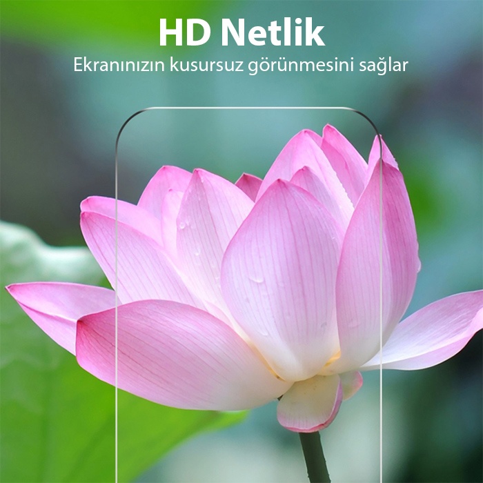 iPhone 15 Full HD Tempered Kırılmaz Cam Ekran Koruyucu