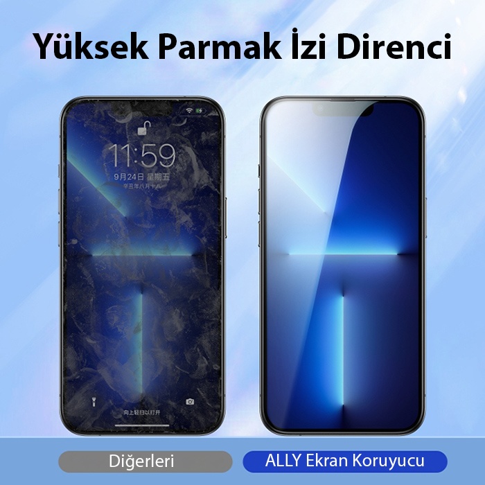 iPhone 14 9H Full Hd Temperli Cam Ekran Koruyucu