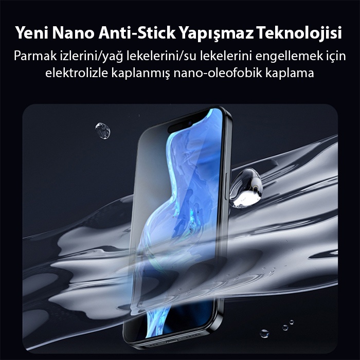 iPhone 15 Plus 9H Full Hd Temperli Cam Ekran Koruyucu