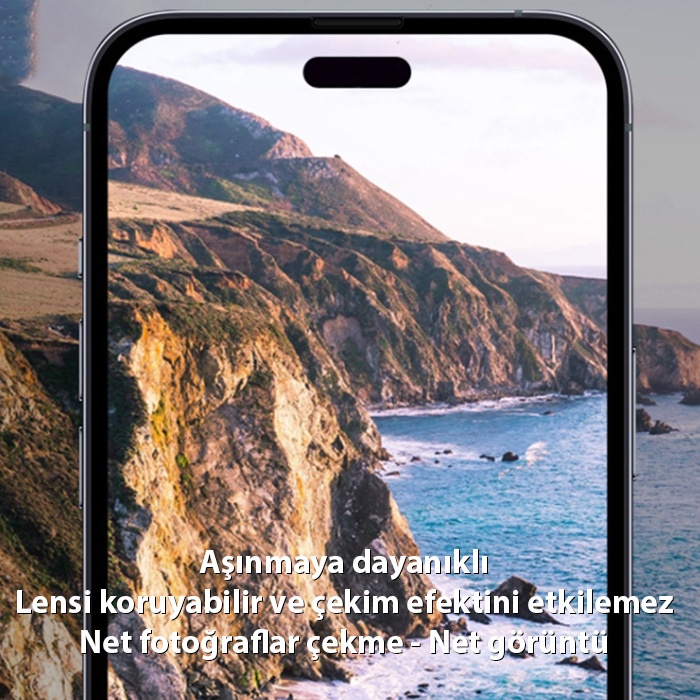 iPhone 15-15 Plus Full Tempered Kamera Lens Koruma Camı