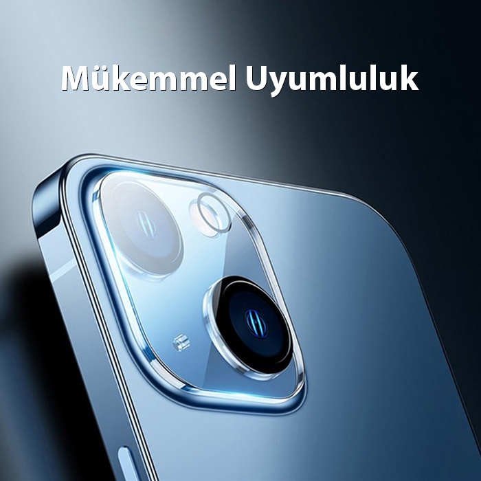 iPhone 15-15 Plus Premium Kamera Lens Koruma Camı