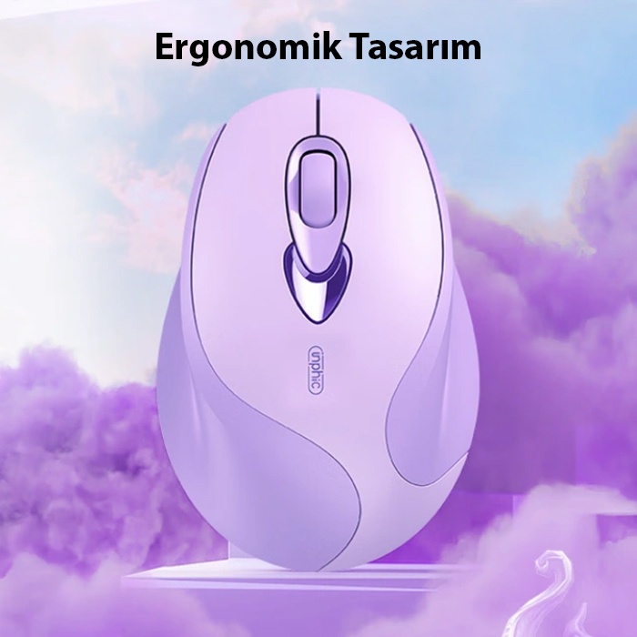 İNPHİC M8 Kablosuz Fare, Şarj Edilebilir Sessiz Kullanım 2.4G USB Mouse