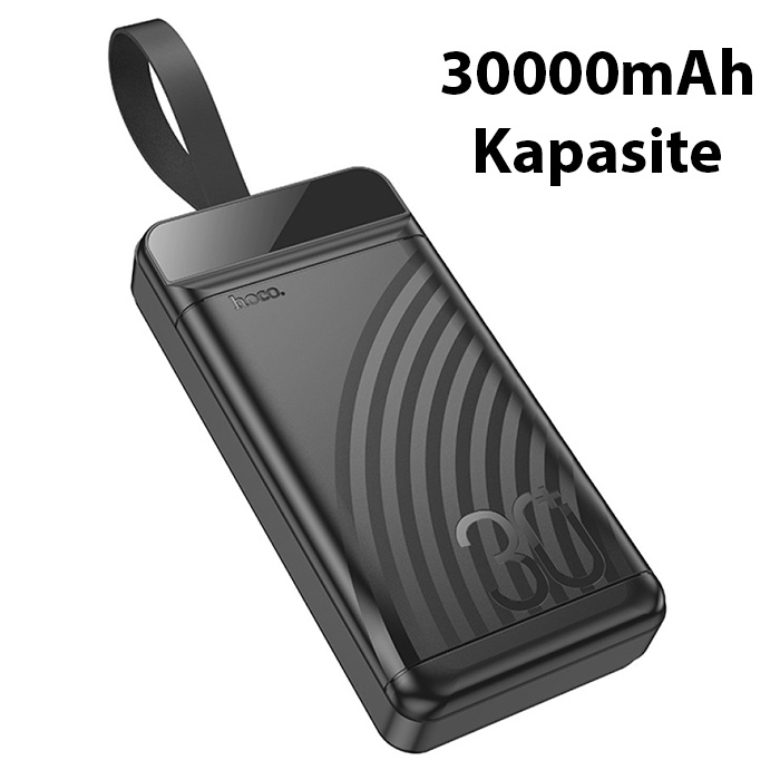 HOCO J123B Element 22.5W+PD20W 30000mAh Dijital Göstergeli Hızlı Şarj Powerbank