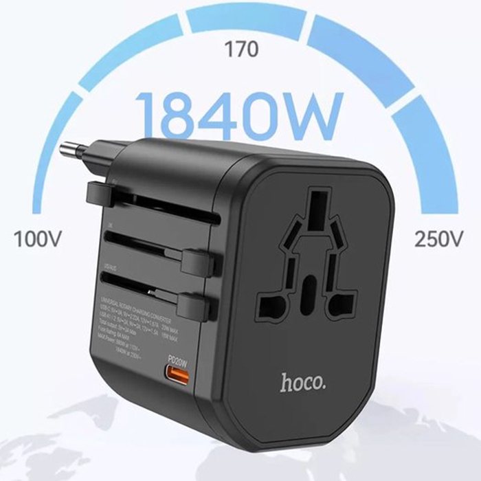 HOCO AC15 20W PD QC 3.0 Hızlı Şarj Universal Priz