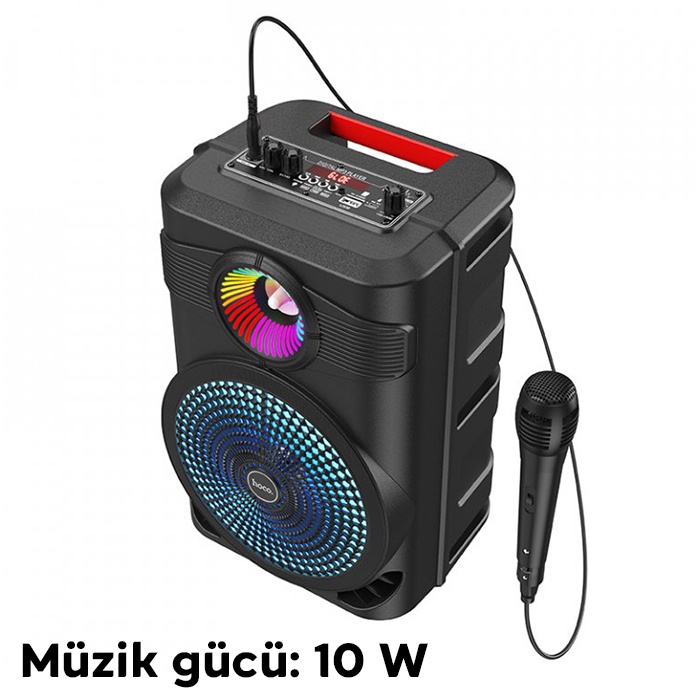 HOCO BS46 Büyük Boy Mikrofonlu Taşınabilir Hoparlör Bluetooth Speaker