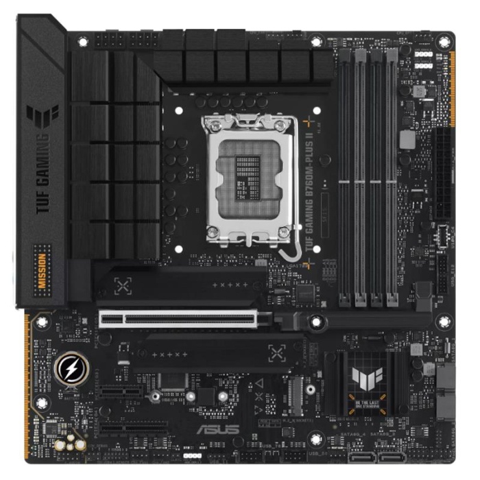 ASUS TUF GAMING B760M-PLUS II INTEL B760 LGA1700 7800MHZ DDR5 MATX ANAKART