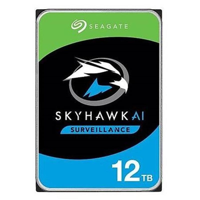 SEAGATE SKYHAWK AI 3.5 12TB 7200RPM 256MB SATA 6GBİT/SN 550TB/Y RV 7/24 ST12000VE001