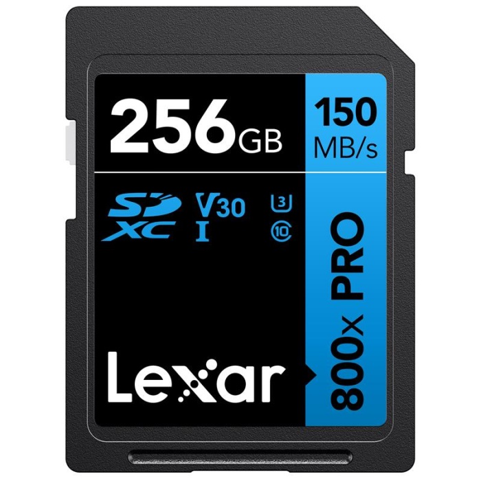 LEXAR 256GB LSD0800P256G-BNNNG SD PROFESSİONAL 800X SDXC UHS-I 150/45MB/S SD HAFIZA KARTI