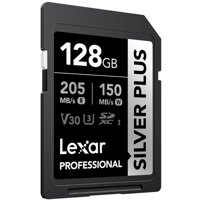 LEXAR PROFESSİONAL SİLVER PLUS LSDSIPL128G UHS-I U3 V30 128 GB HAFIZA KARTI