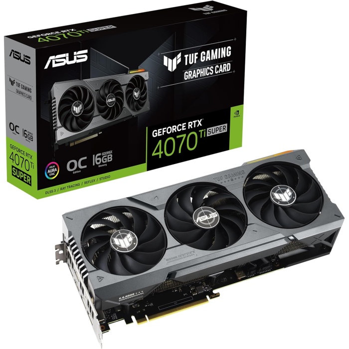 ASUS GEFORCE TUF-RTX4070TIS-O16G-OG 16GB GDDR6X 256BIT 2XHDMI 3XDP EKRAN KARTI