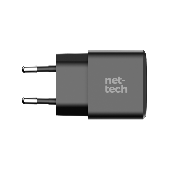 Nettech NT-HCH04 PD GaNPrime 30W Type-C To Type-C Şarj Aleti (Siyah)