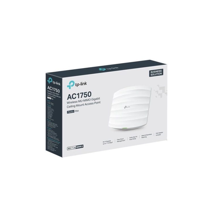 TP-LINK FESTA F52 1 PORT GIGABIT 2.4/5GHZ 1317MBPS AX1350 WIFI5 POE CLOUD YONETILEBILIR ACCESS POINT