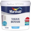 MARSHALL TAVAN BOYASI 2.1LT=3,5 KG-Mükemmel Beyazlık-Ekstra Örtücülük-Nefes Alabilme-Kolay Uygulama