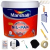 MARSHALL SİL-PAK 15LT=20KG-10 Kat Daha Fazla Silinebilir-Leke Tutmayan Teknoloji+9 Parça Boyacı Seti